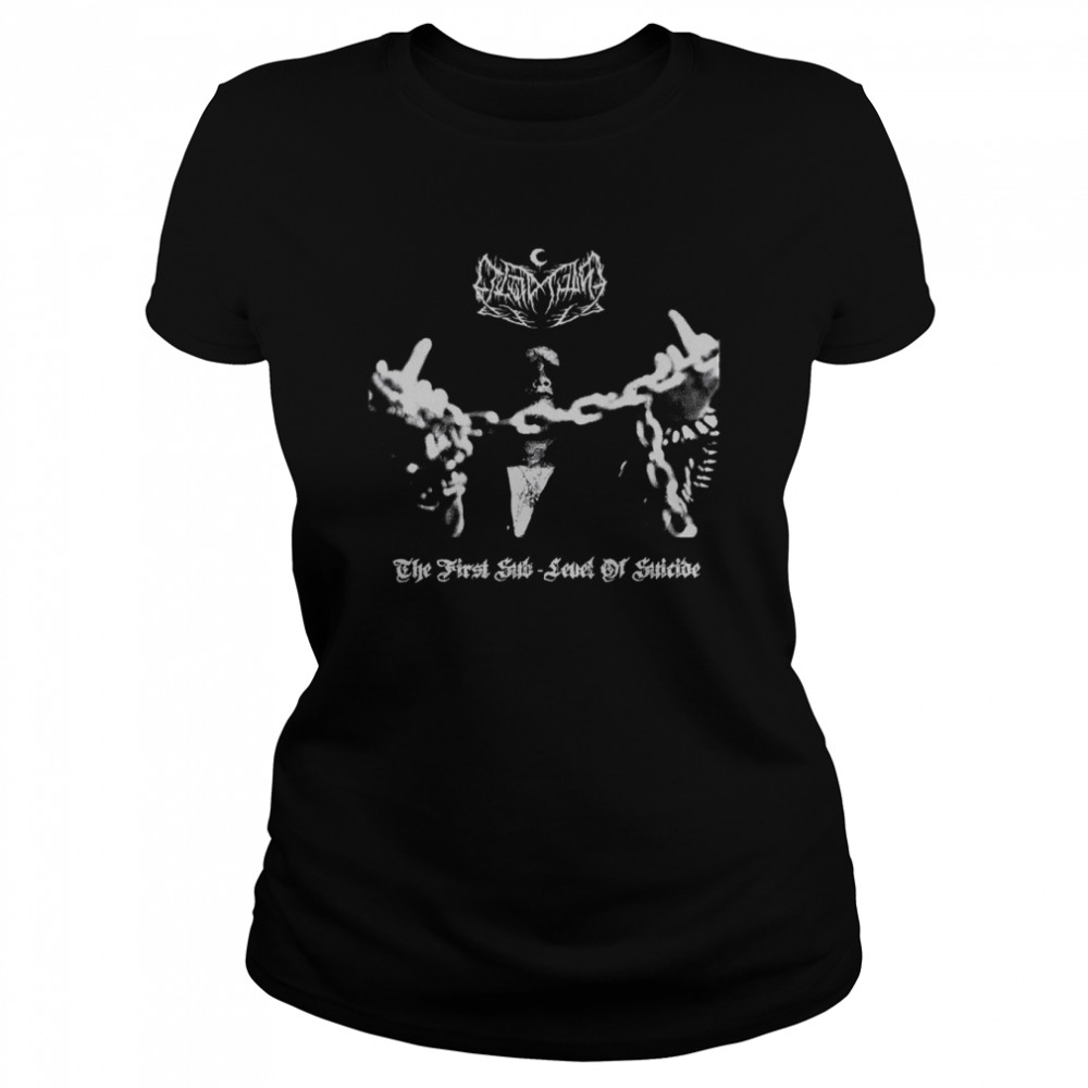 The Fisrt Sublevel Of Suicide Great Metal Solo Project Leviathan shirt Classic Women's T-shirt