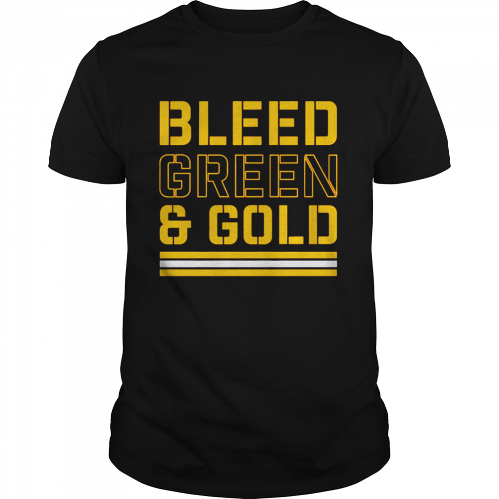 Bleed Green and Gold Green Bay Packers shirt Classic Men's T-shirt