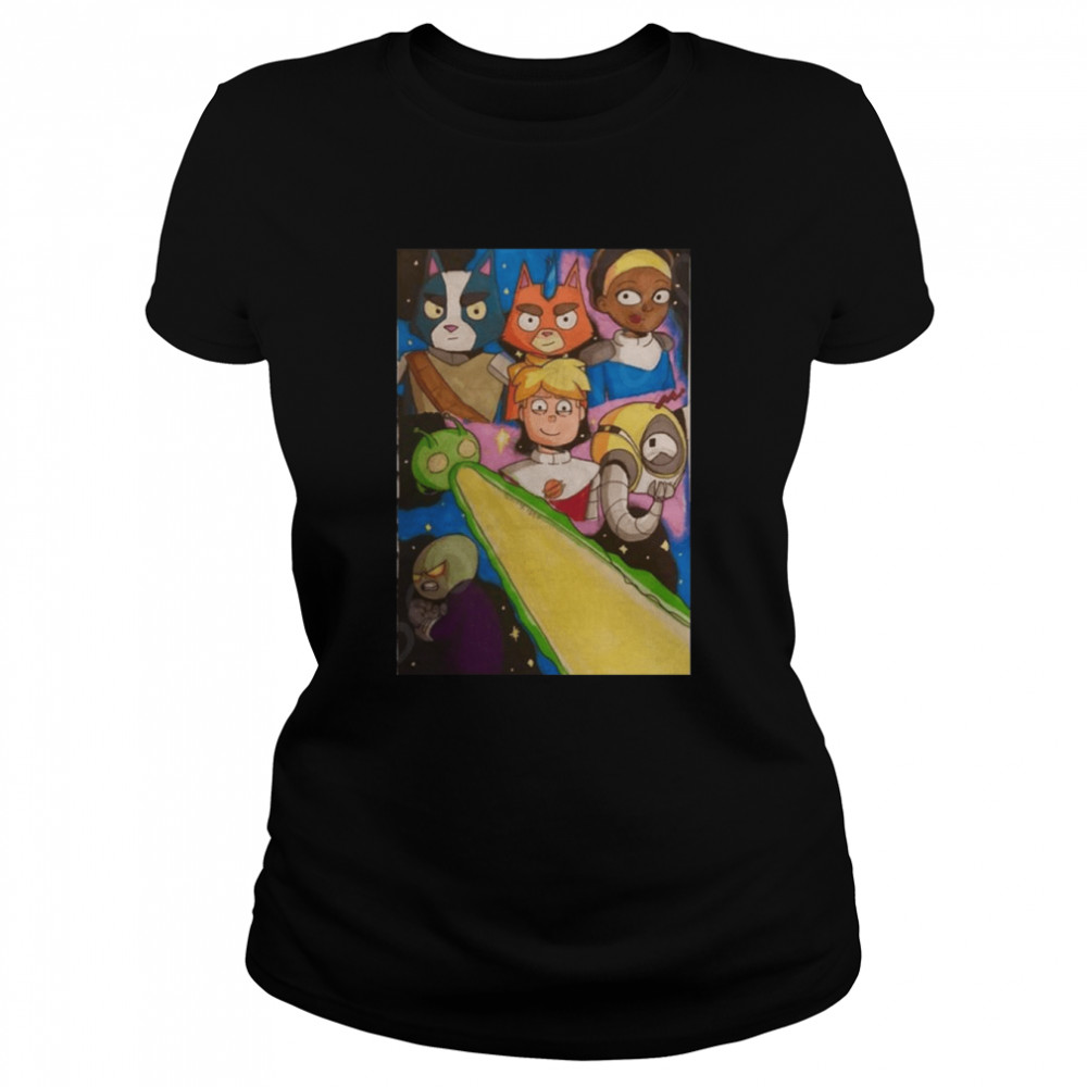 Colored Fanart Final Space shirt Classic Women's T-shirt