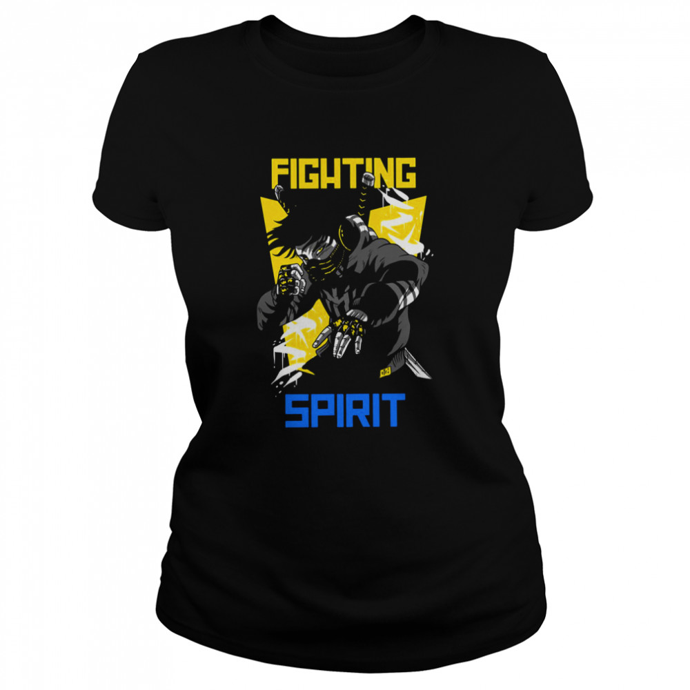 Cool Anime Art Fighting Spirit shirt Classic Women's T-shirt