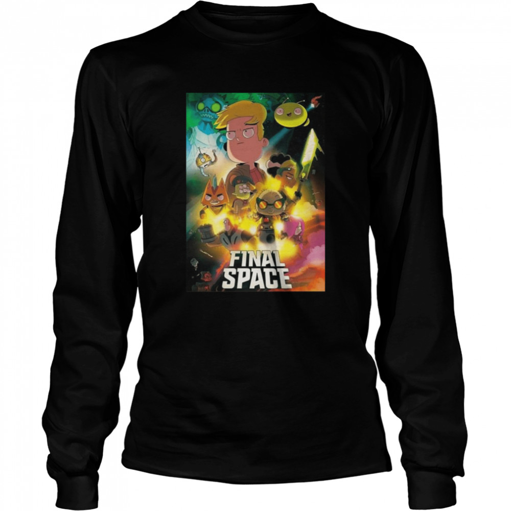 friends united graphic final space shirt long sleeved t shirt