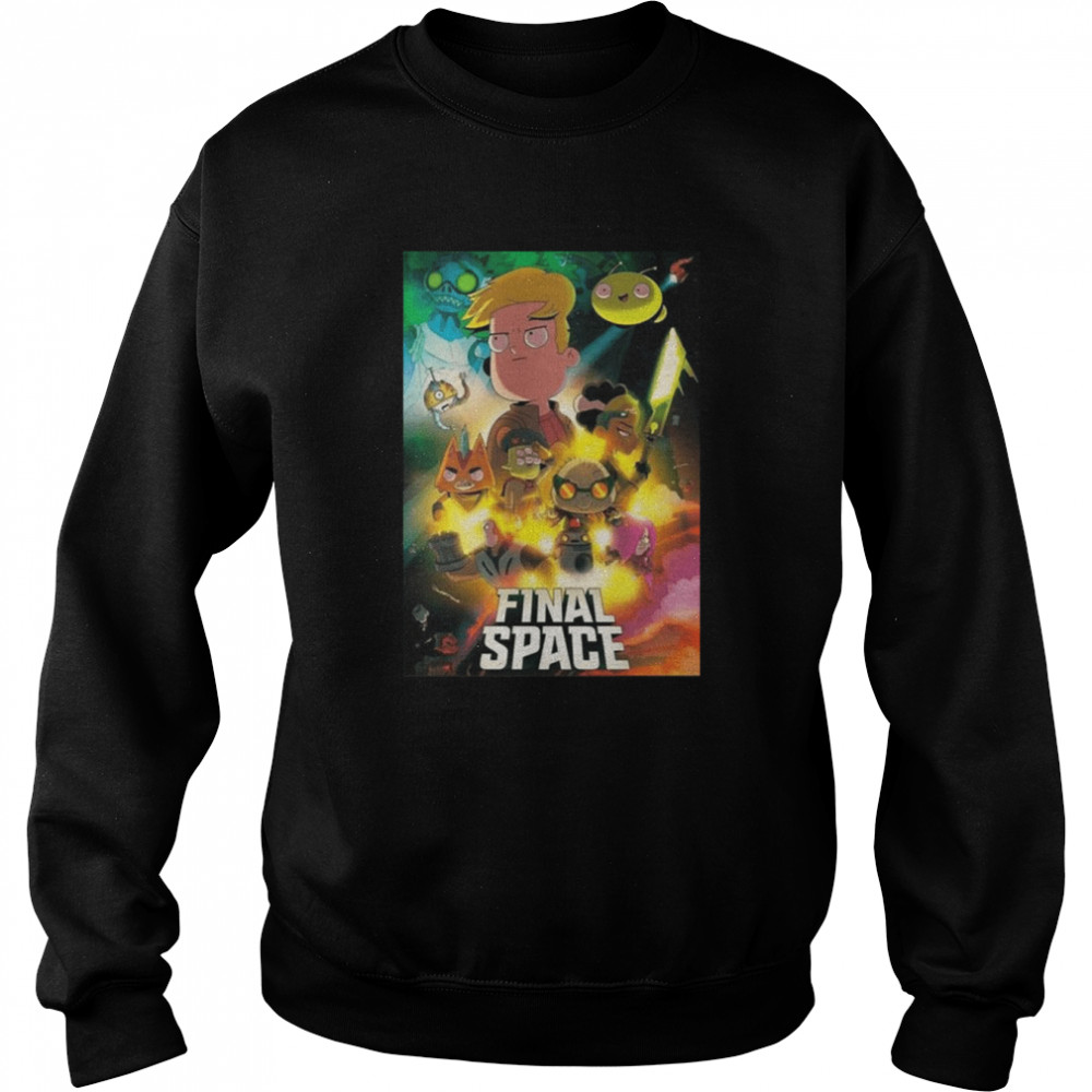 Friends United Graphic Final Space shirt Unisex Sweatshirt