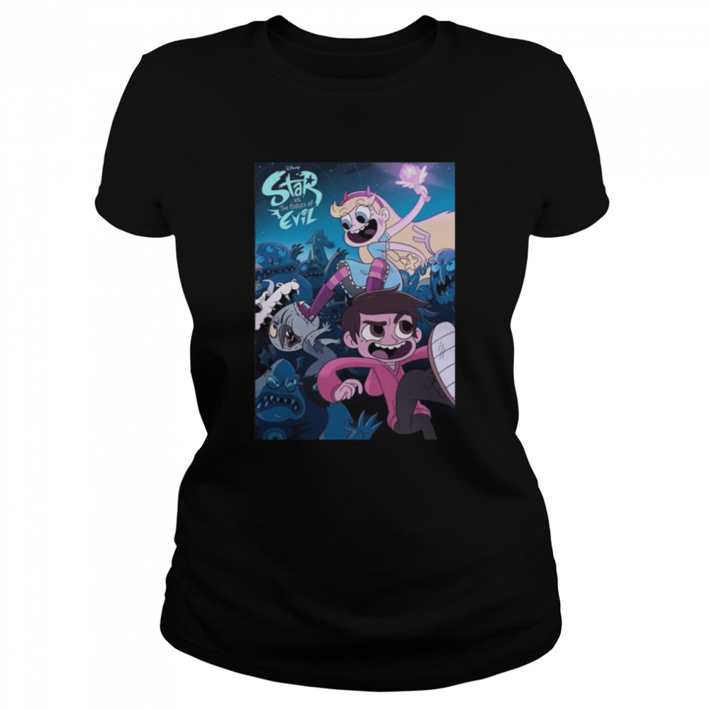 Graphic The Night Star Vs The Forces Of Evil shirt Classic Women's T-shirt