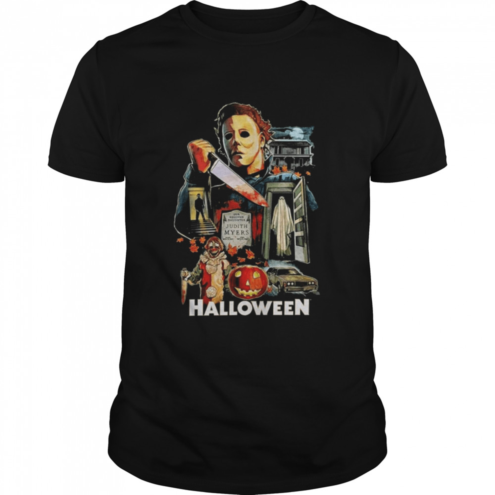Halloween Horror Nights Be Loved Daughter Judith Myers s Classic Men's T-shirt