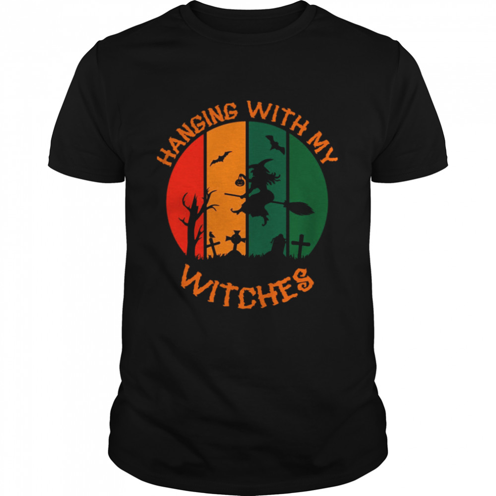 Halloween Horror Nights Vintage Witch And Cemetery shirt