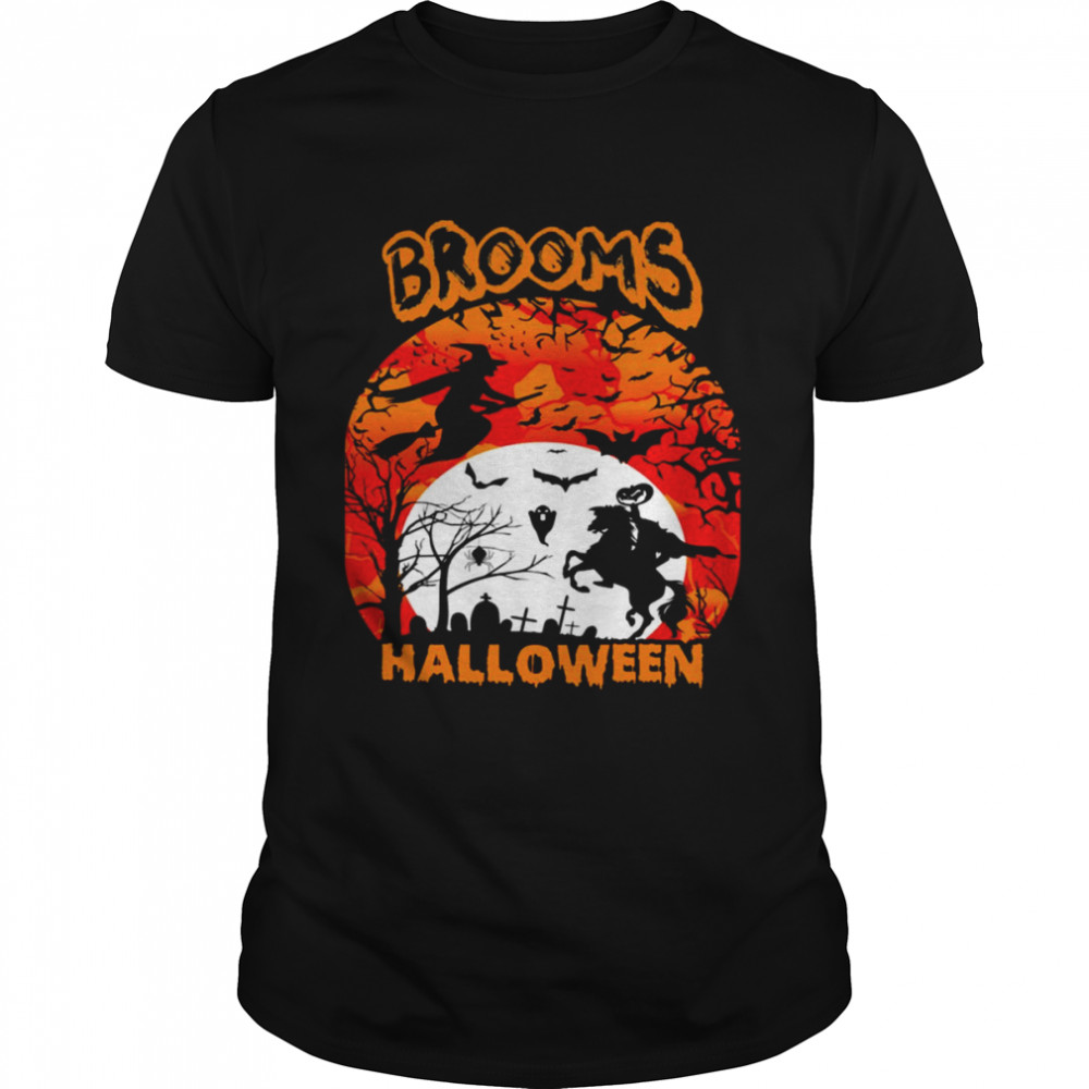 Halloween Witches And Brooms Halloween Horror Nights Shirts