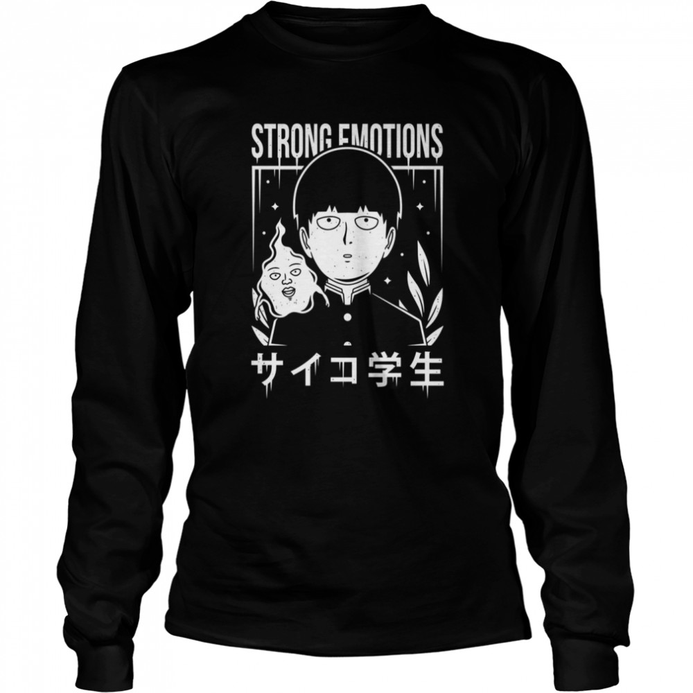 Reigen Mob Psycho Shigeo Kageyama MP100 Strong Emotions T Long Sleeved T-shirt