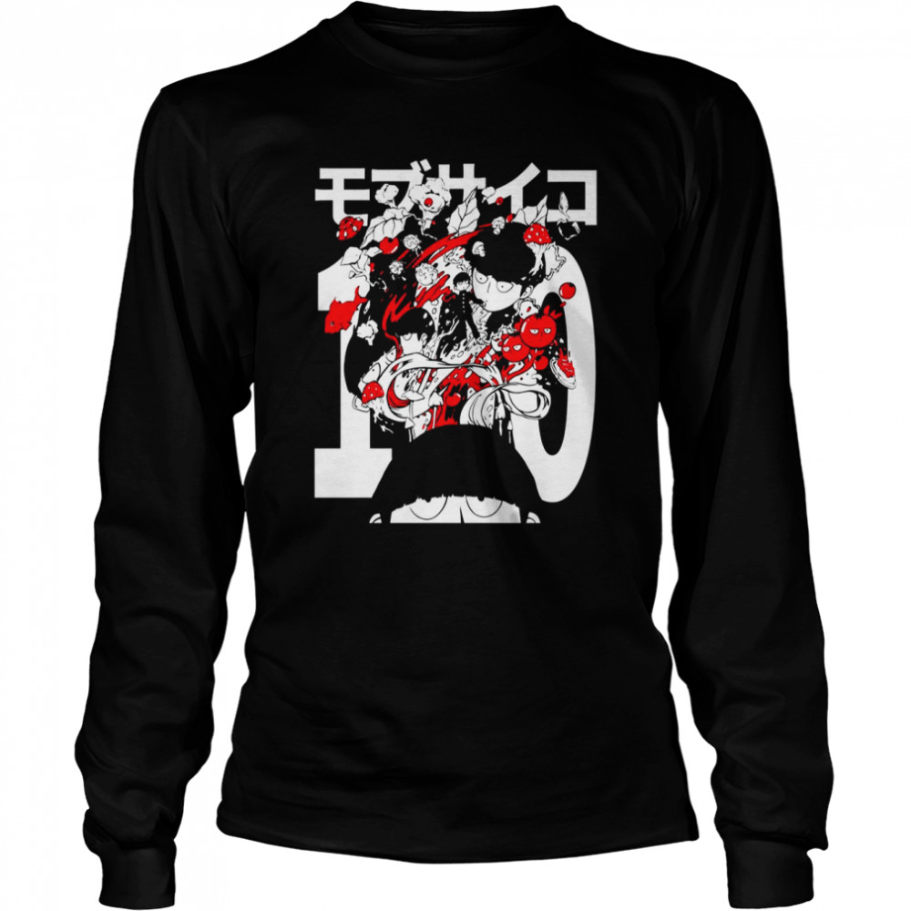 Reigen Mob Psycho Shigeo T Long Sleeved T-shirt