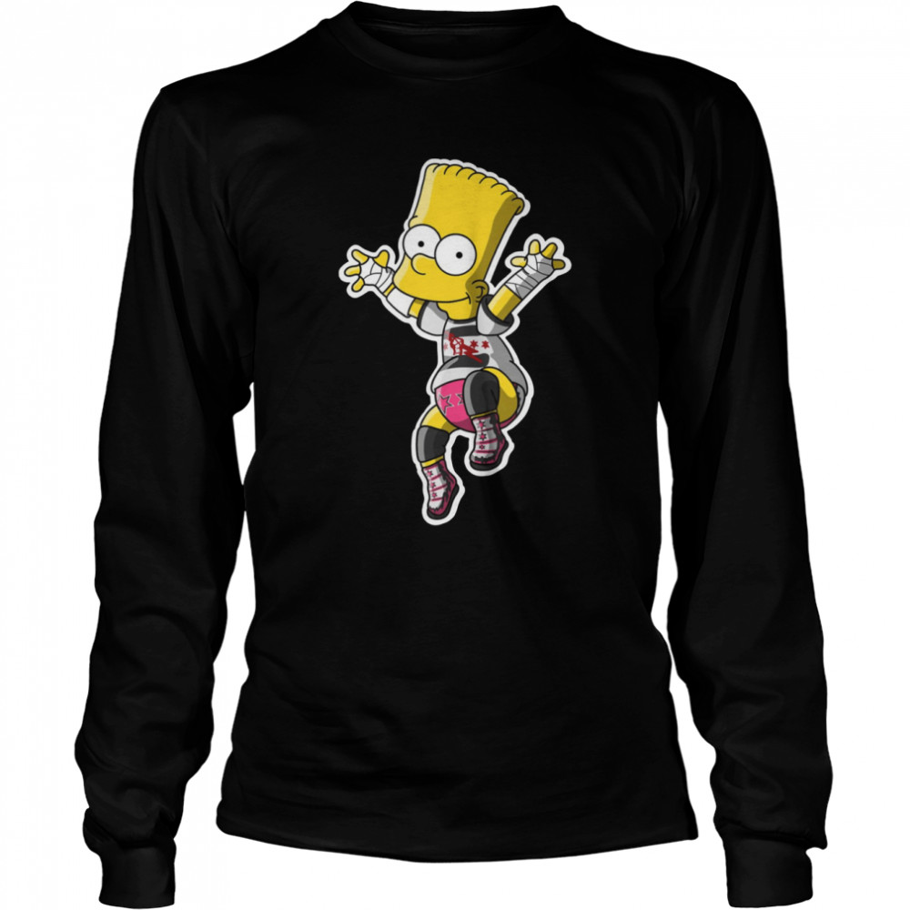 The Simpsons Cm Punk Bart shirt Long Sleeved T-shirt