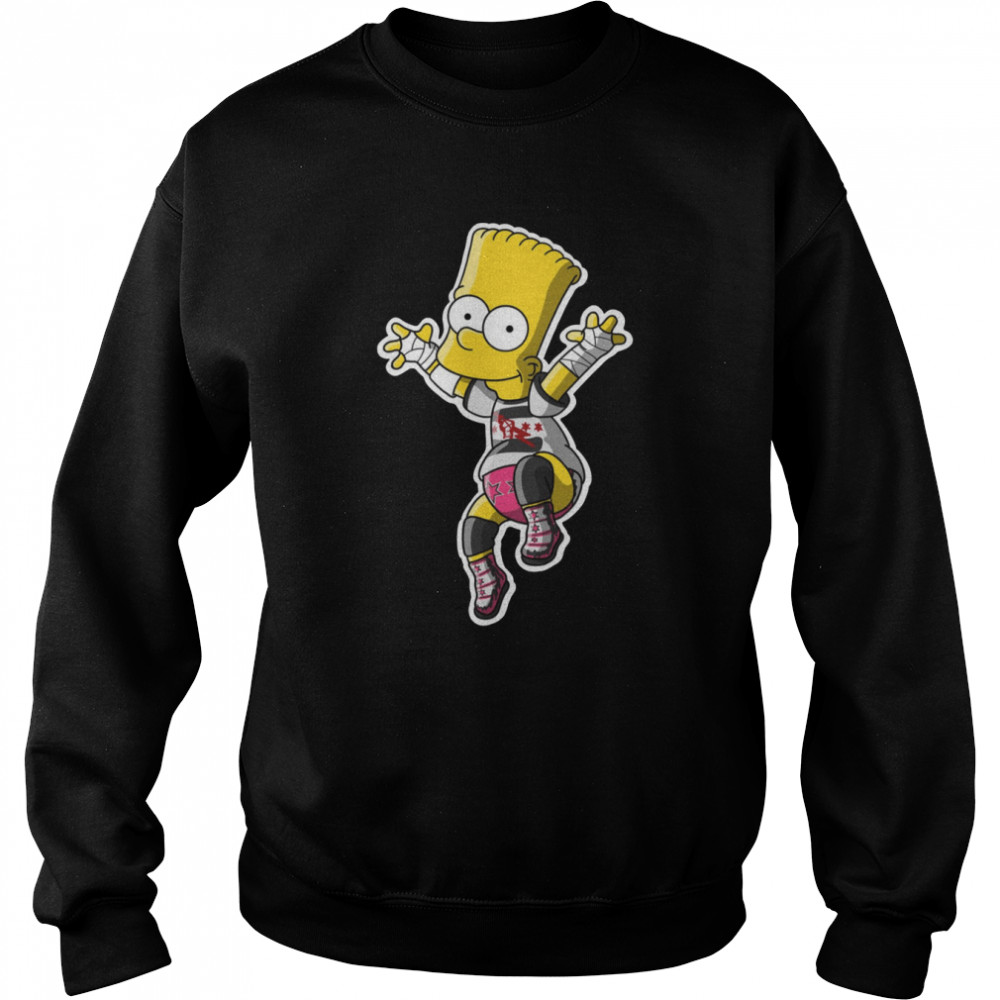 The Simpsons Cm Punk Bart shirt Unisex Sweatshirt