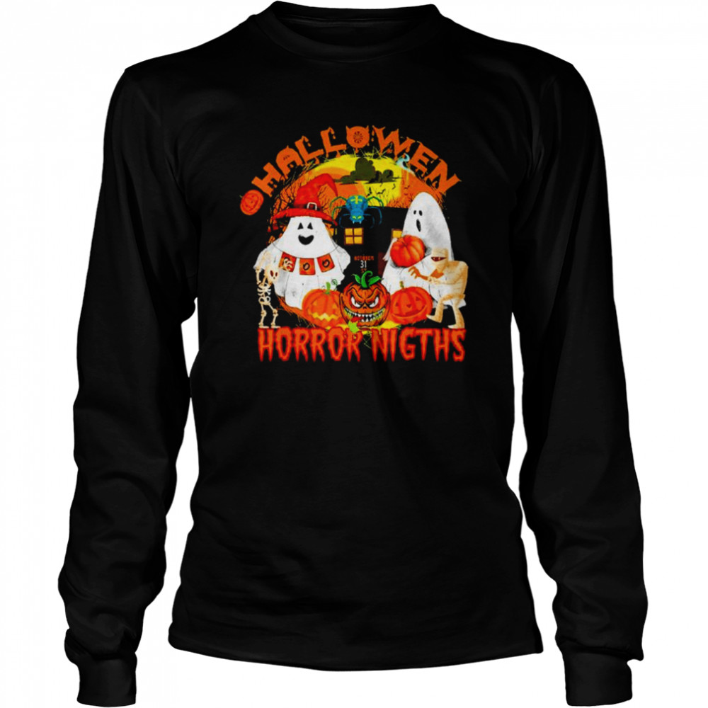 boo halloween horror nights shirt long sleeved t shirt