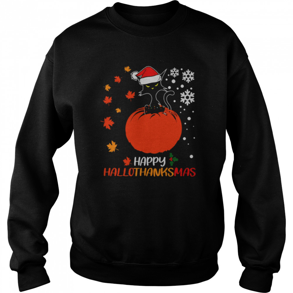 cat halloween thanksgiving christmas holidays shirt unisex sweatshirt
