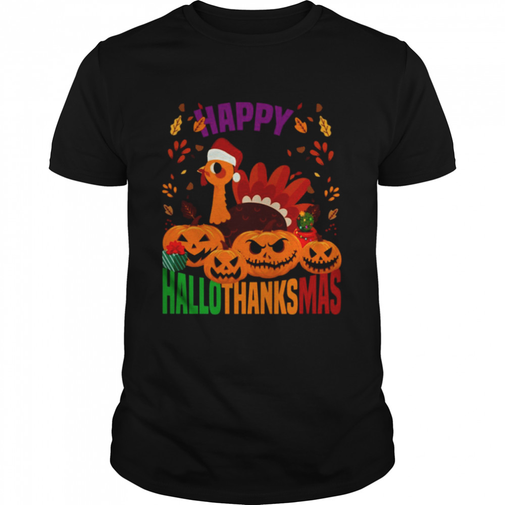 Happy Halloween Thanksgiving Christmas Holidays shirt Classic Men's T-shirt