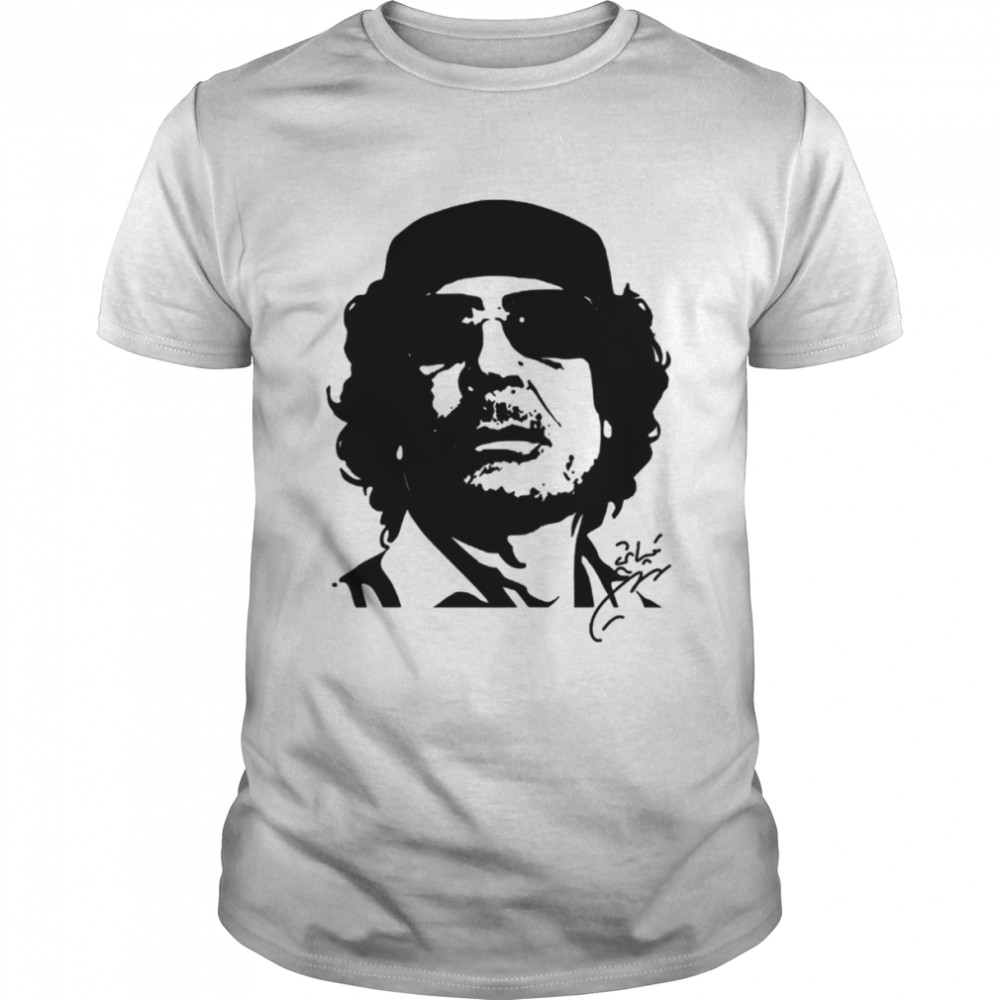 I Love Libya Signature Muammar Gaddafi shirt