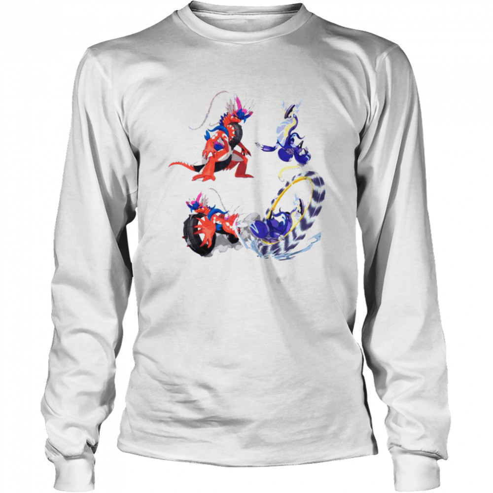 pokemon scarlet and violet new shirt long sleeved t shirt