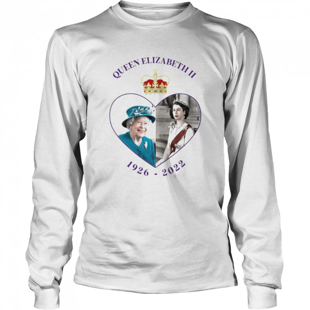 rest in peace elizabeth rip queen of england 1926 2022 t long sleeved t shirt