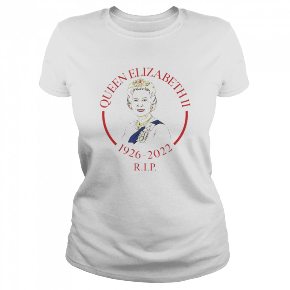 RIP Queen Elizabeth 1952-2022 shirt Classic Women's T-shirt