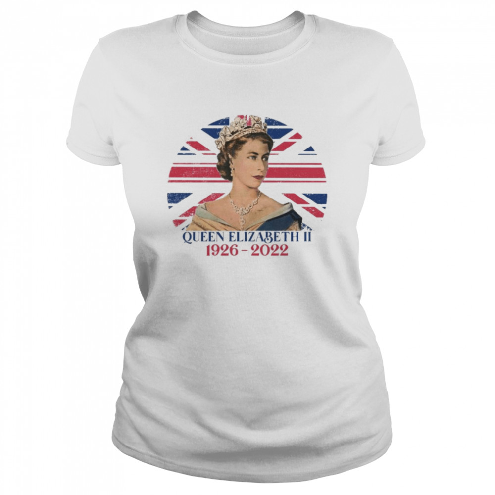 rip queen elizabeth rip majesty the queen 1926 2022 t classic womens t shirt