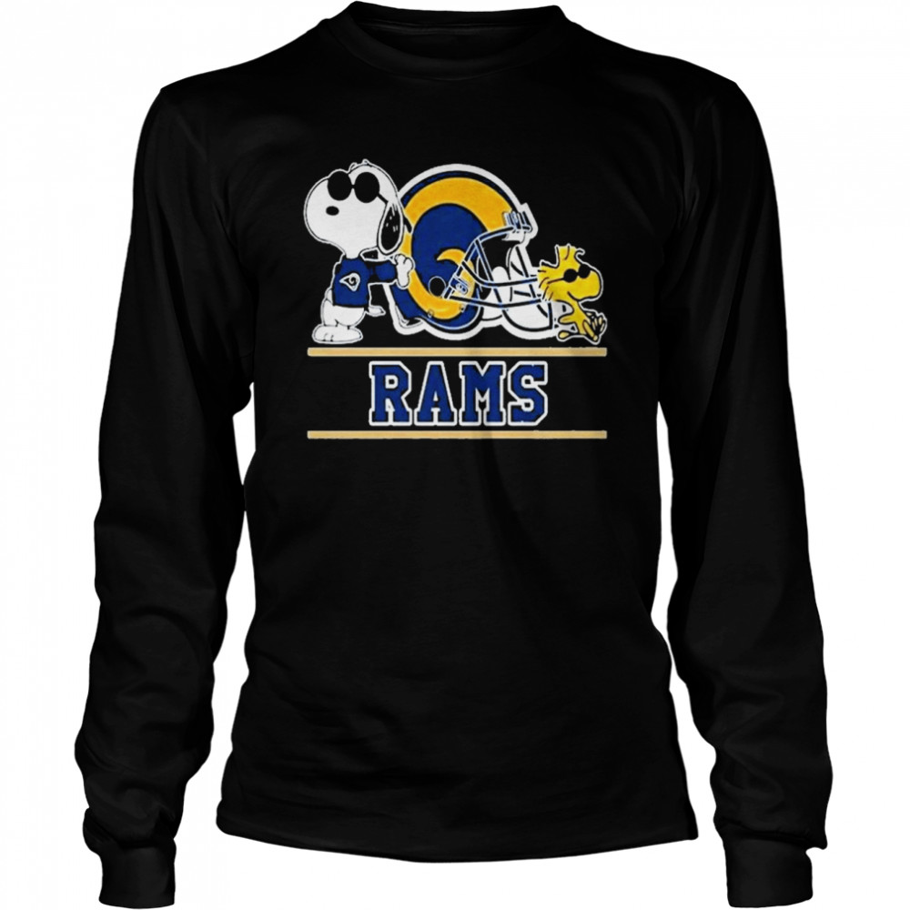 Snoopy And Woodstock I Only Roll With The Los Angeles Rams T-Shirt