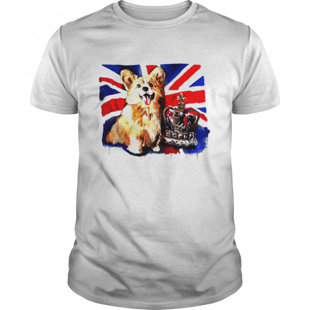 The Queen’s Royal Corgi shirt Classic Men's T-shirt