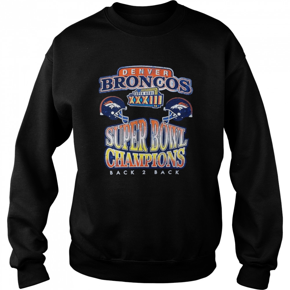 Super Bowl Champions Denver Broncos Back 2 Back T-Shirts, Hoodies