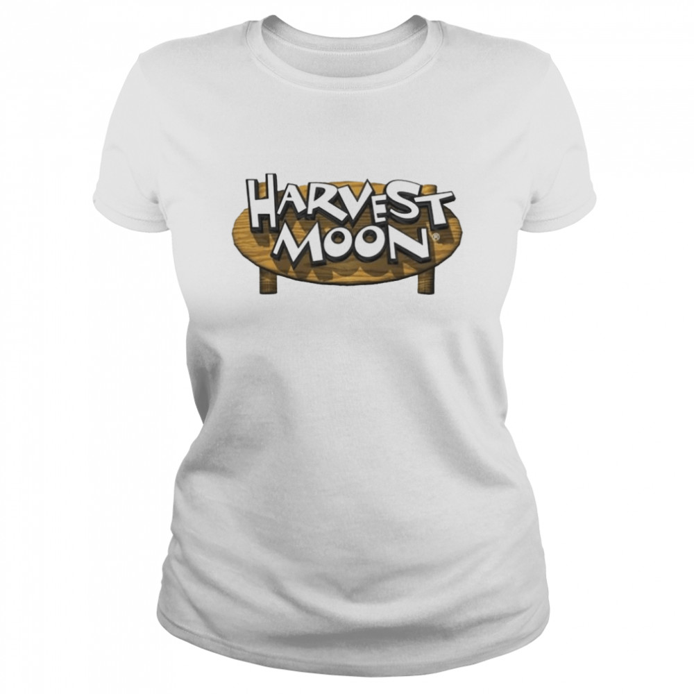 harvest moon logo shirt classic womens t shirt