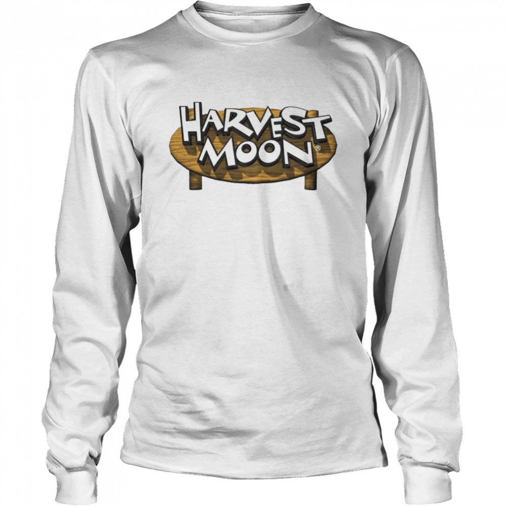 harvest moon logo shirt long sleeved t shirt