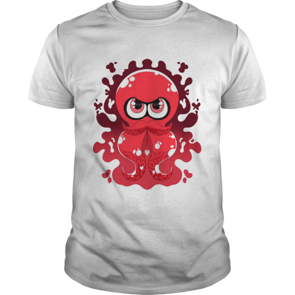 Red Inky Octo Splash Splatoon shirt Classic Men's T-shirt