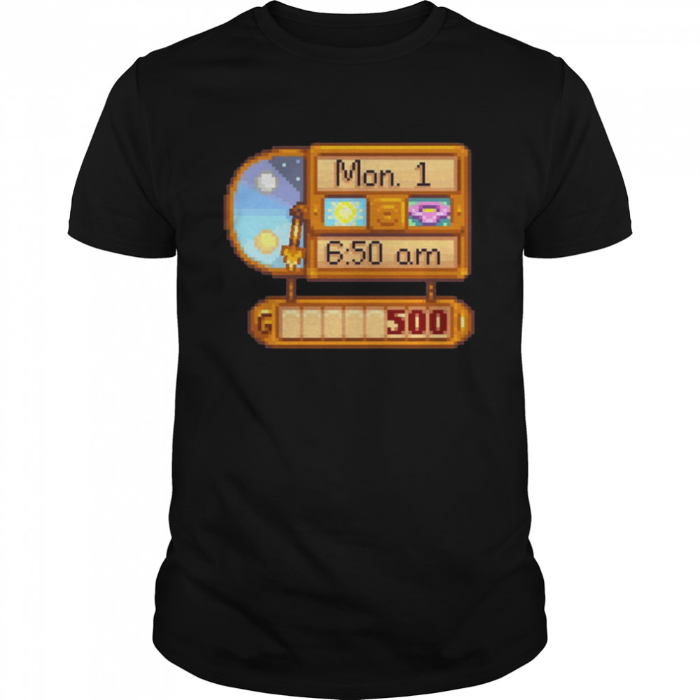 Stardew Valley Clock Harvest Moon shirt Classic Men's T-shirt