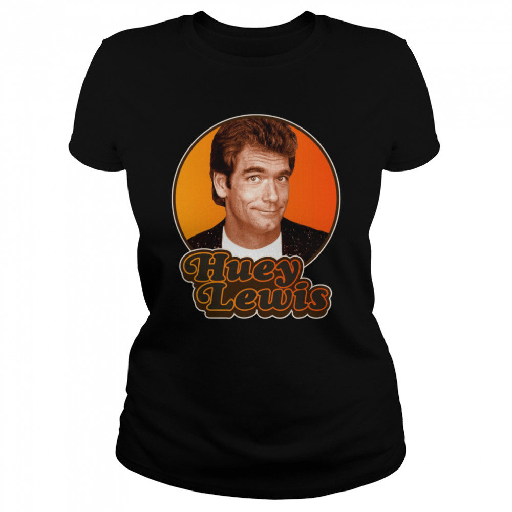Vintage Huey Lewis And The News Tribute shirt Classic Women's T-shirt