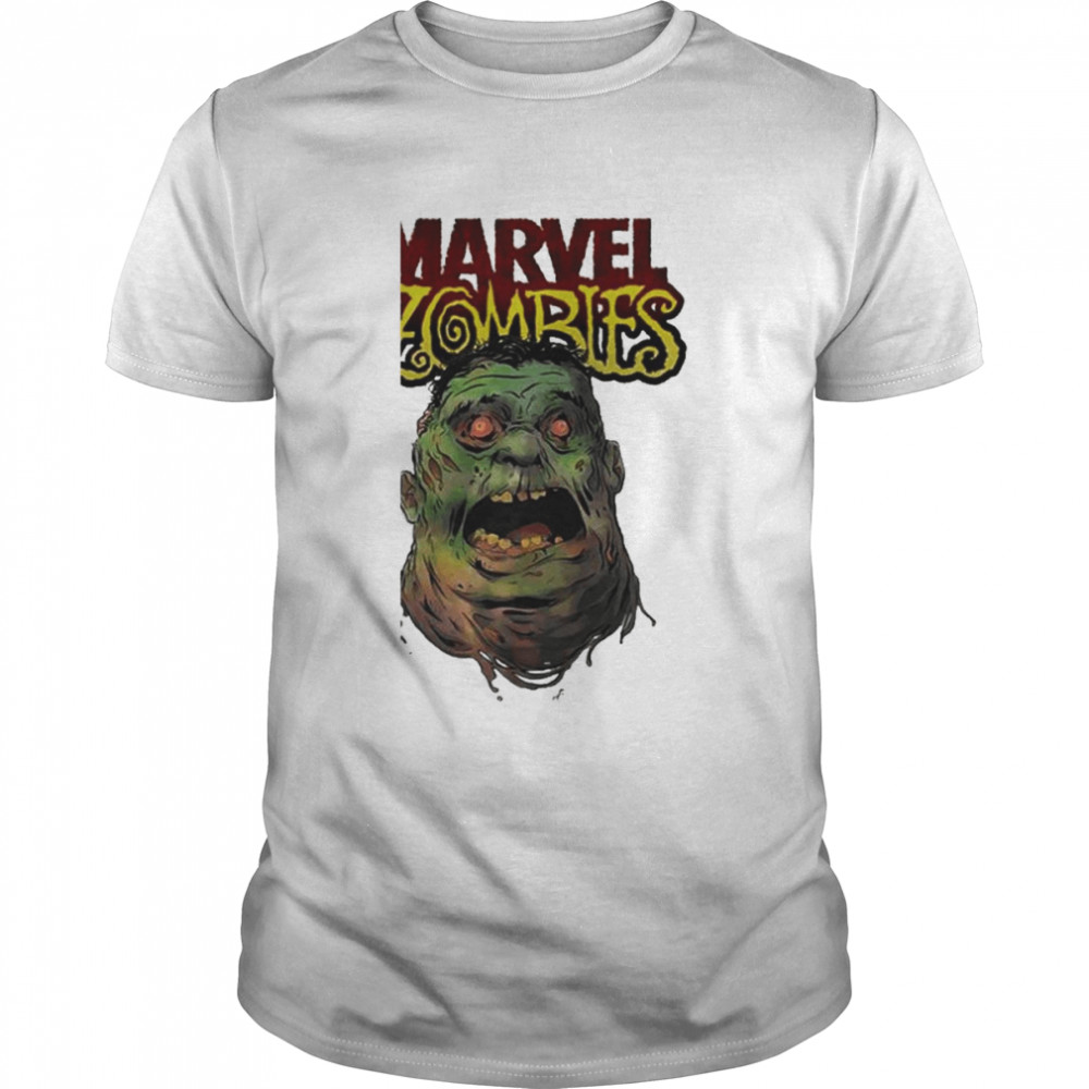 Zombies The Huk Zombie Head Marvel What If Classic Men's T-shirt