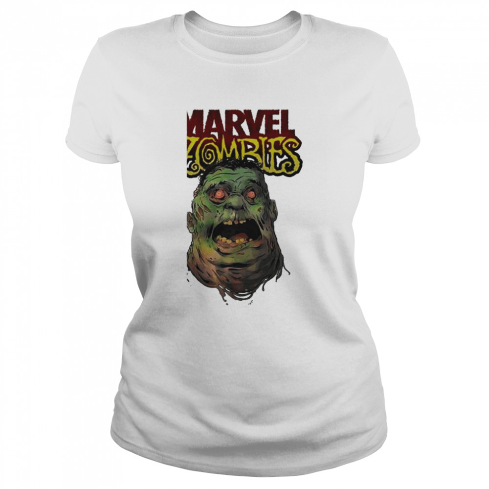 Zombies The Huk Zombie Head Marvel What If Classic Women's T-shirt