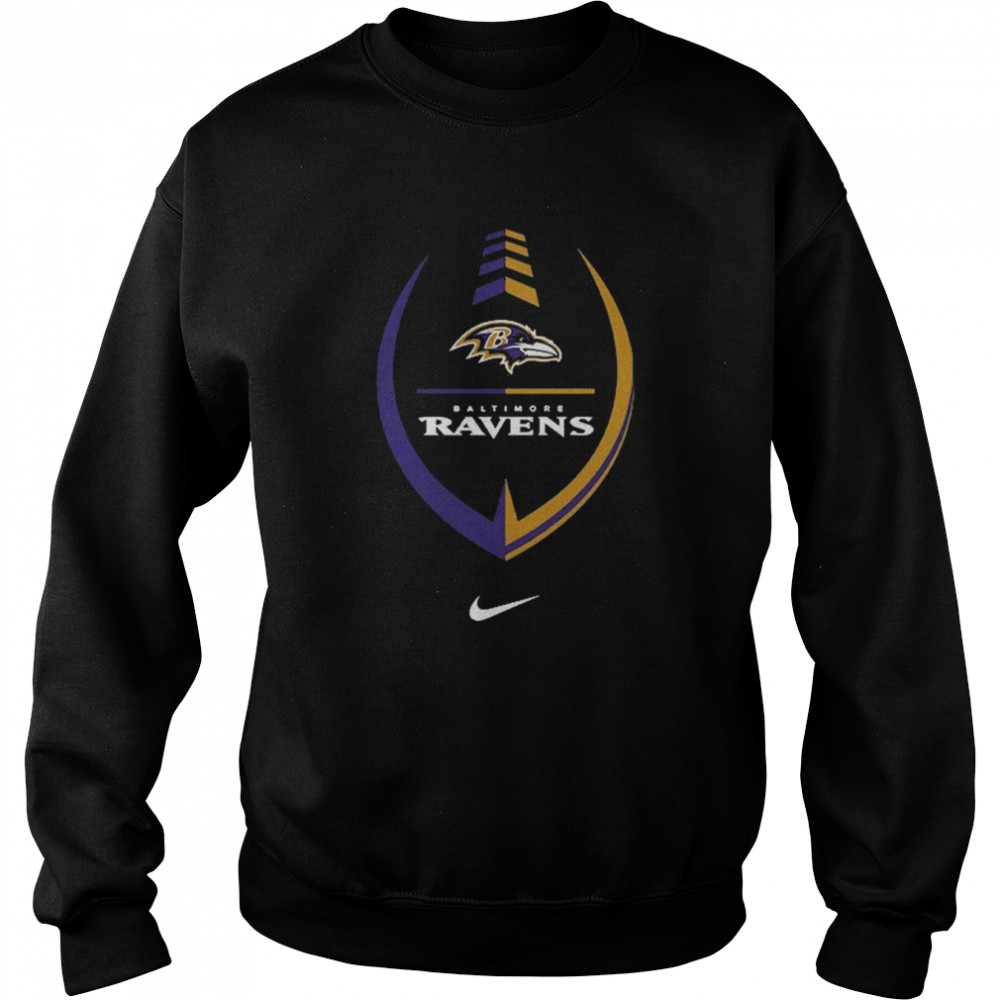 Baltimore Ravens Nike Toddler Football Wordmark T- Unisex Sweatshirt