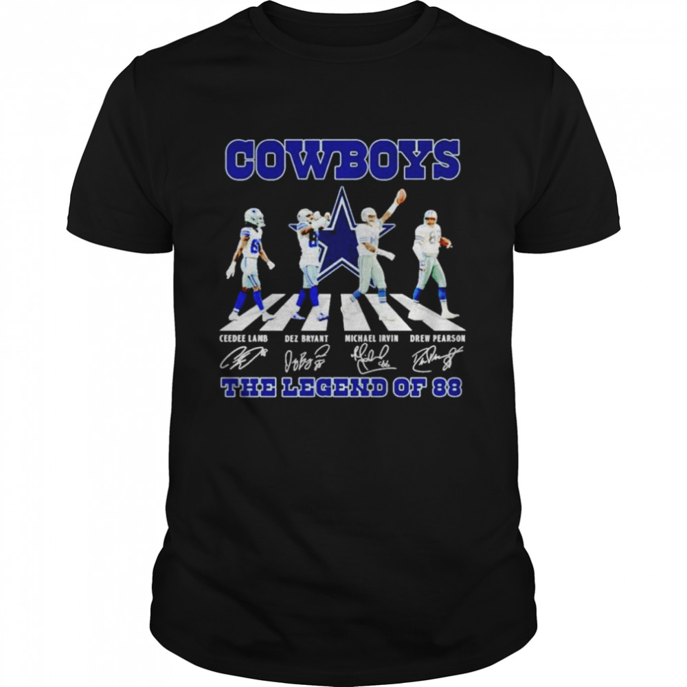 Dallas Cowboys Abbey Road the legend of 88 signatures shirt Classic Men's T-shirt
