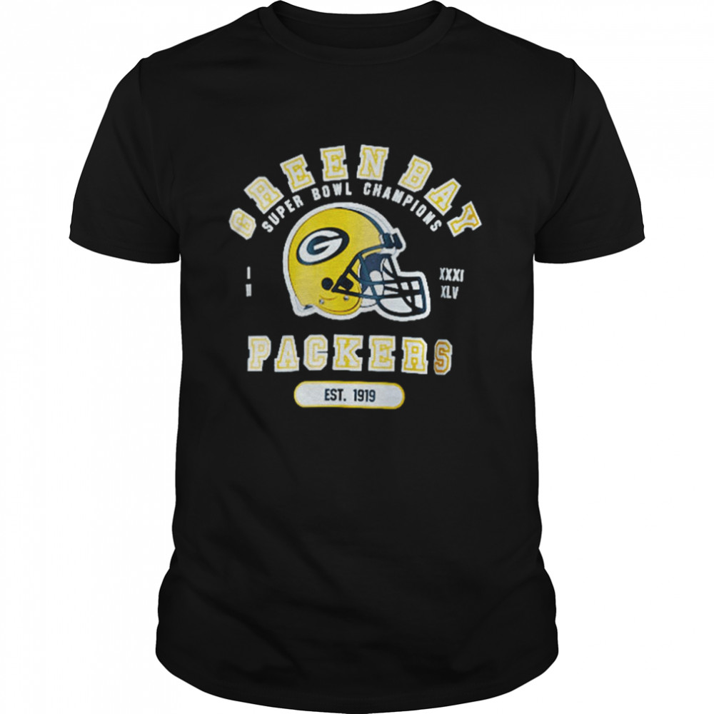 Green Bay Packers Helmet And Wordmark Green Day Green Bay Packers T- Classic Men's T-shirt