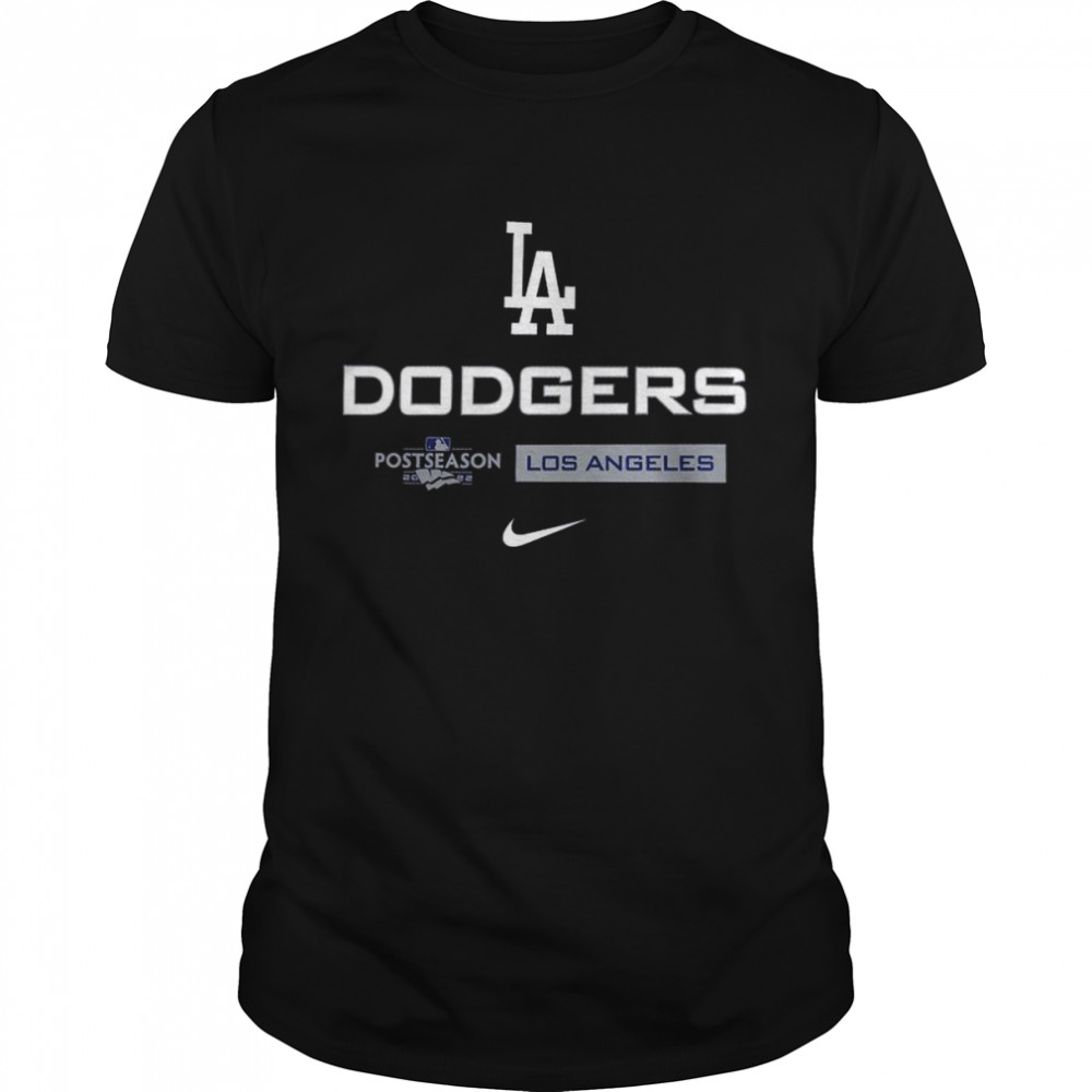 Los Angeles Dodgers 2022 Postseason Authentic Collection Dugout T- Classic Men's T-shirt