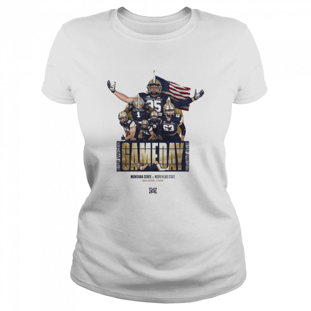 Montana State vs Morehead State 2022 Game Day Military Appreciation shirt Classic Women's T-shirt