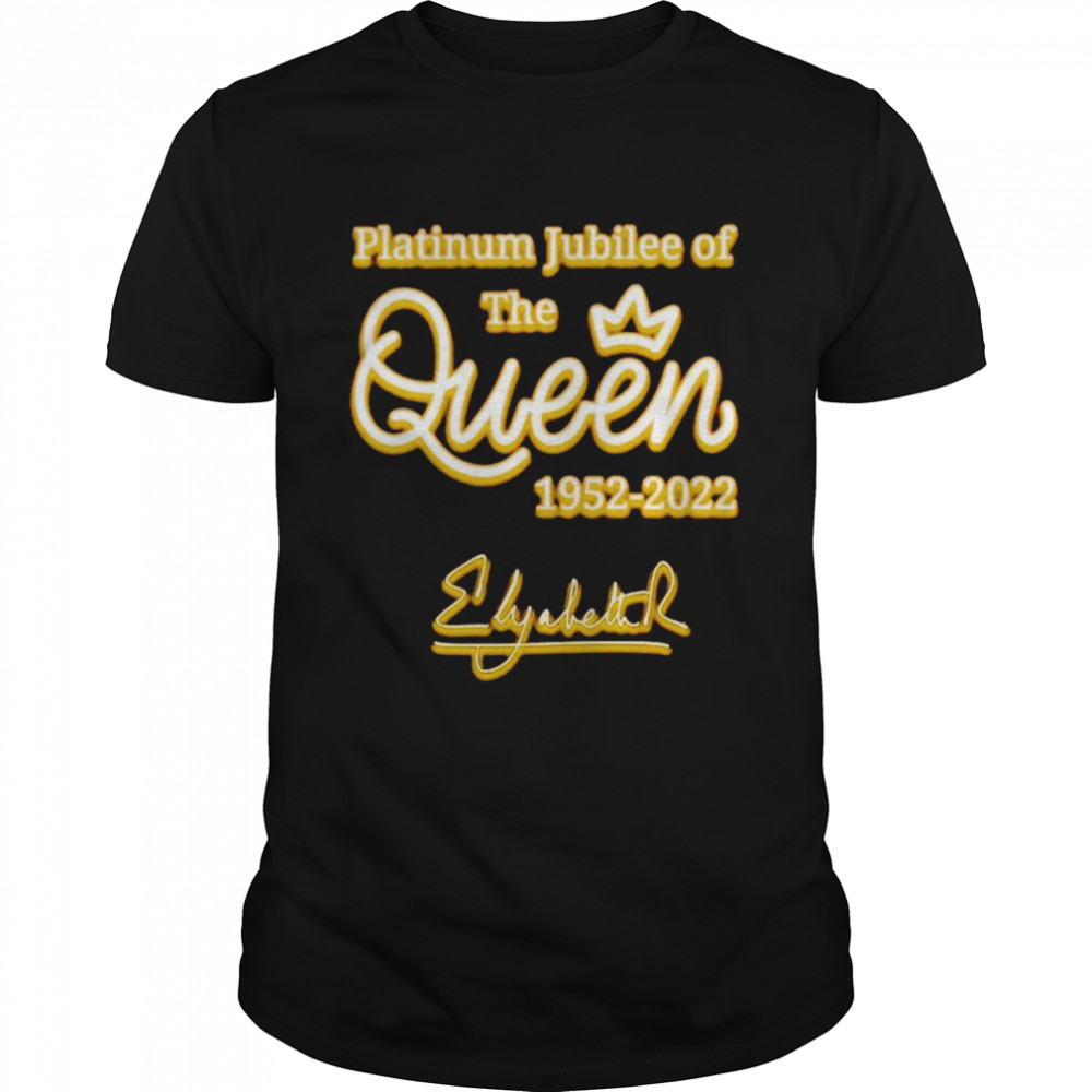 Platinum Jubilee of the queen 1952-2022 shirt