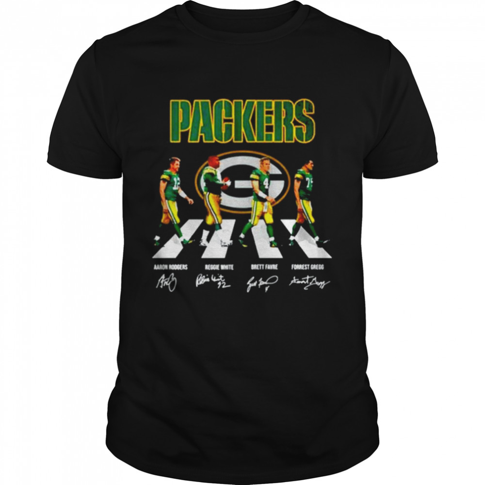 The Green Bay Packers Abbey Road Signatures Green Bay Packers T- Classic Men's T-shirt