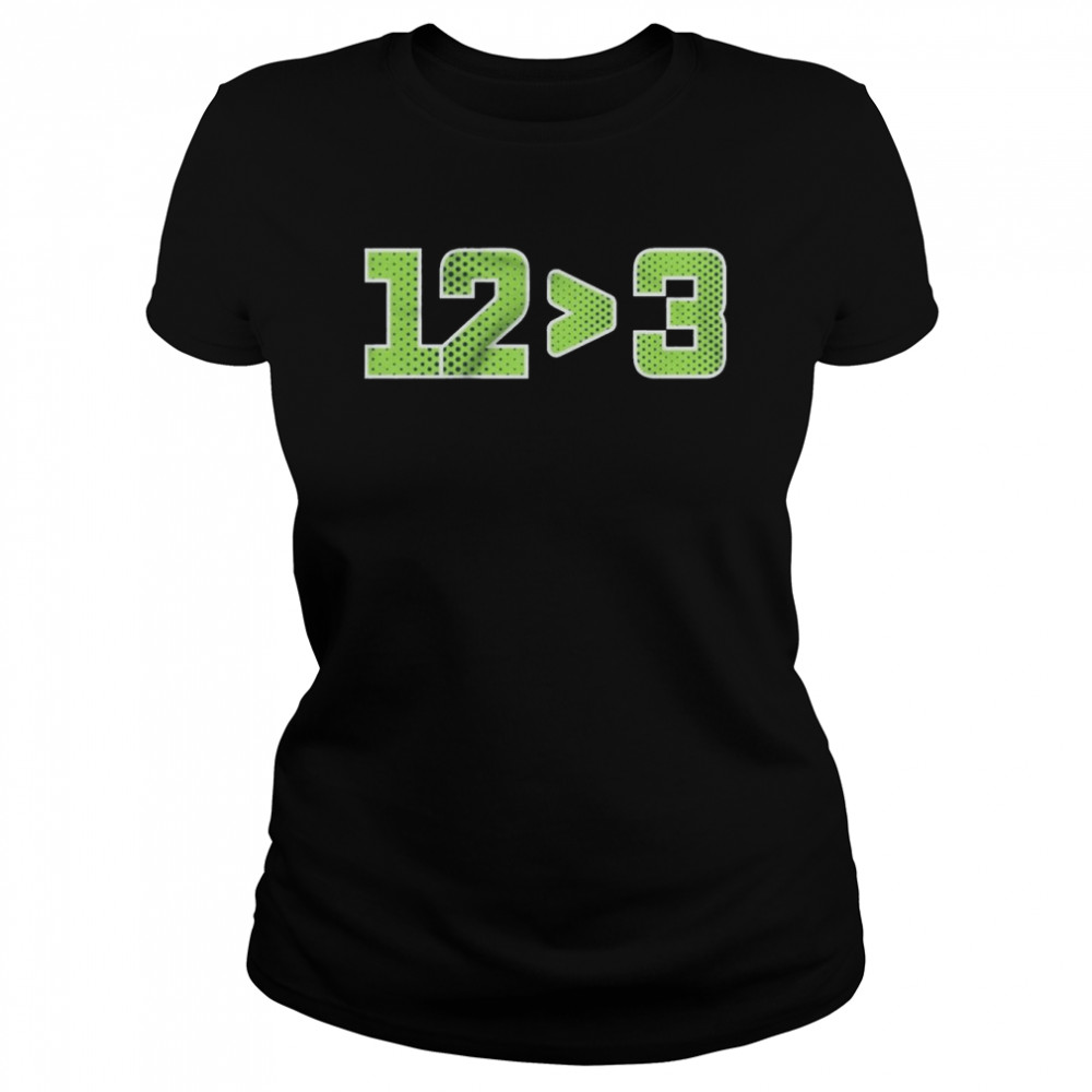12 More Than 3 Seattle Football  Classic Women's T-shirt