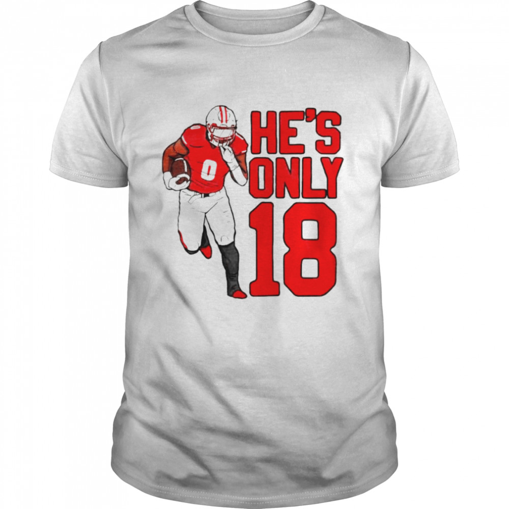 Braelon Allen Wisconsin Badgers he’s only 18 shirt