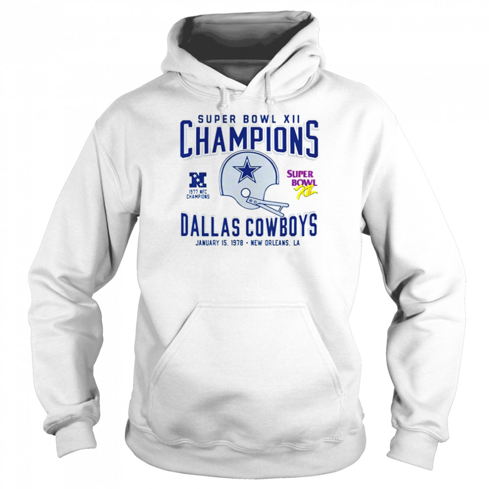 Dallas Cowboys Super Bowl XII Champs Dallas Cowboys T- Unisex Hoodie