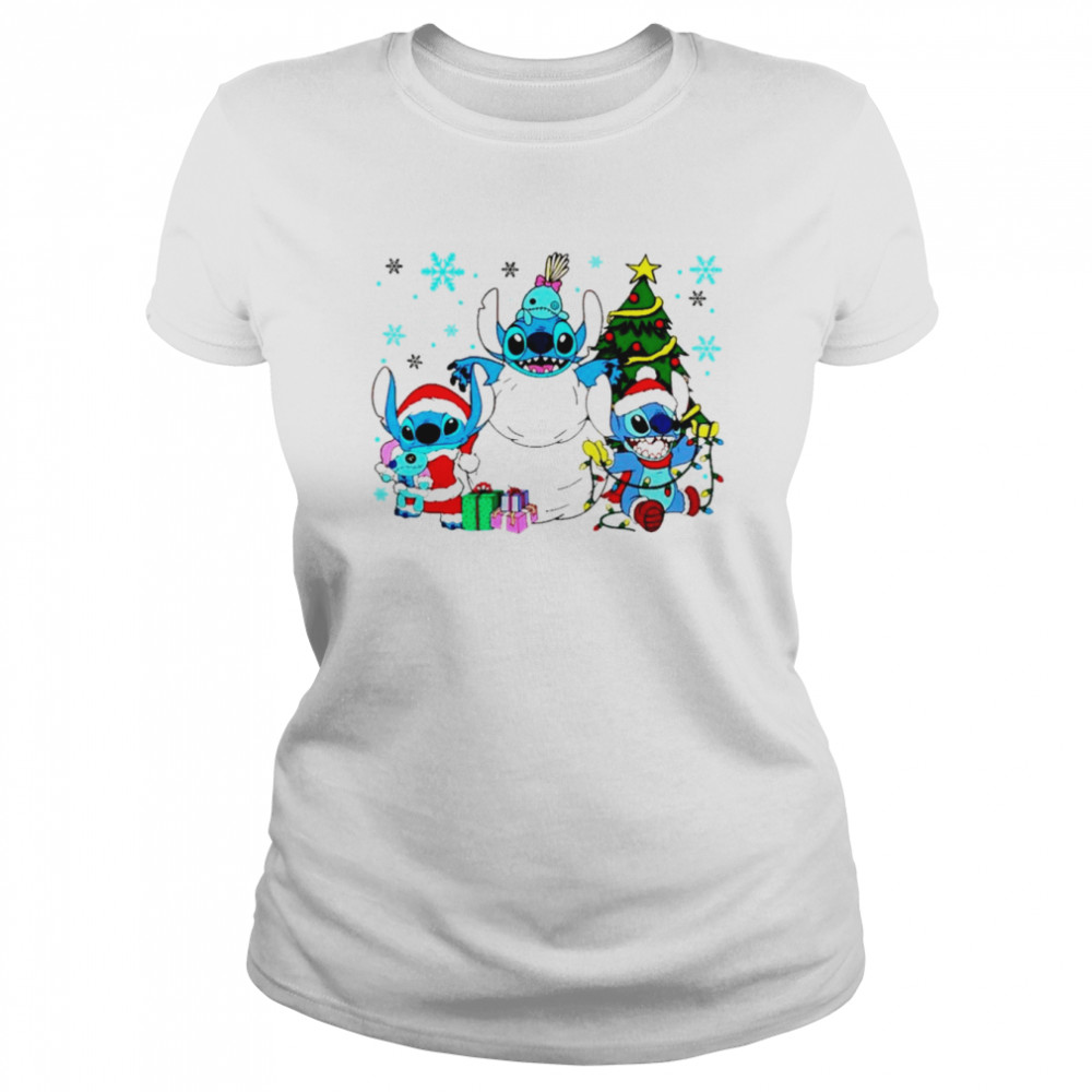 Disney Stitch Christmas shirt Classic Women's T-shirt