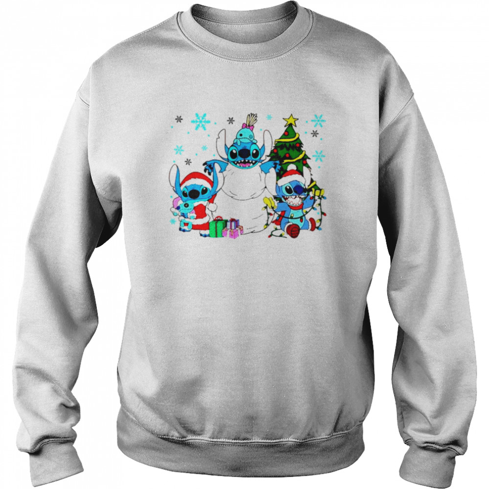 Disney Stitch Christmas shirt Unisex Sweatshirt
