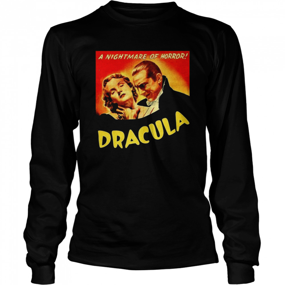 Dracula 1931 Film Horror Halloween shirt Long Sleeved T-shirt