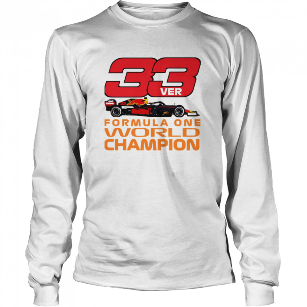 Formula One Champion Go Max Max Verstappen 33 Max Verstappen F1 shirt Long Sleeved T-shirt
