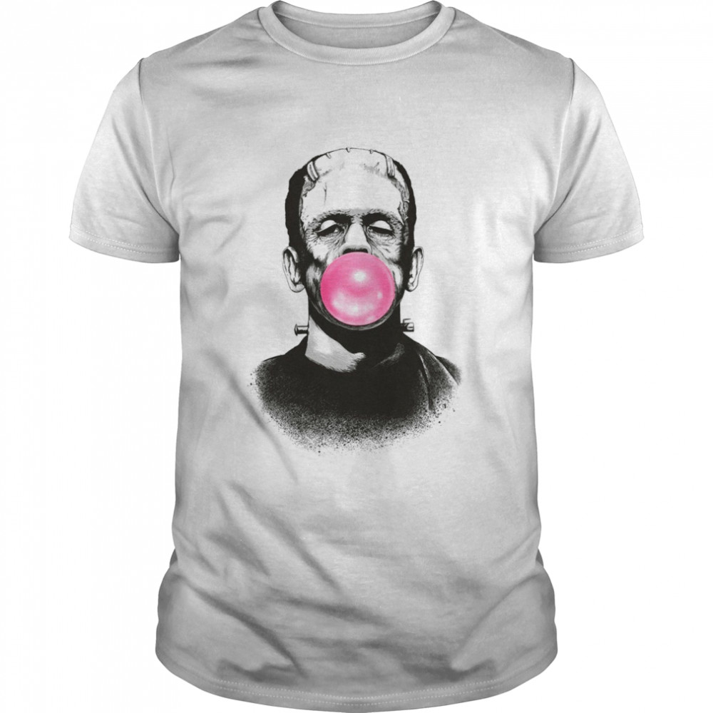 Frankenstein And Bubble Gum Halloween shirt Classic Men's T-shirt