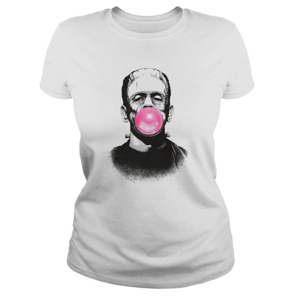 Frankenstein And Bubble Gum Halloween shirt Classic Women's T-shirt