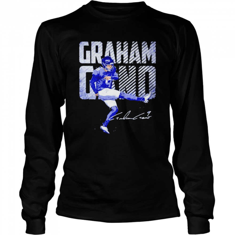 Graham Gano New York Bold siganture shirt Long Sleeved T-shirt