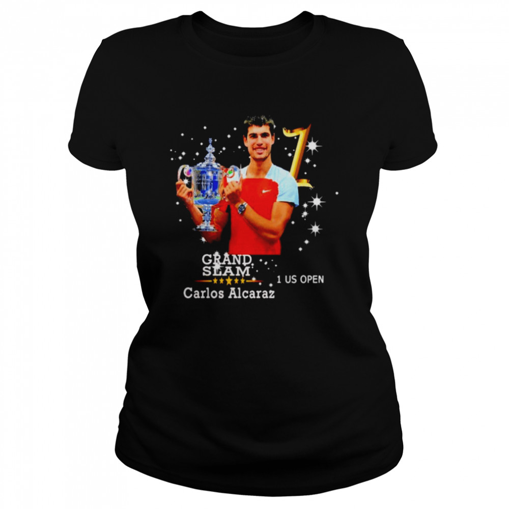 Grand Slam Carlos Alcaraz 1 us open shirt Classic Women's T-shirt
